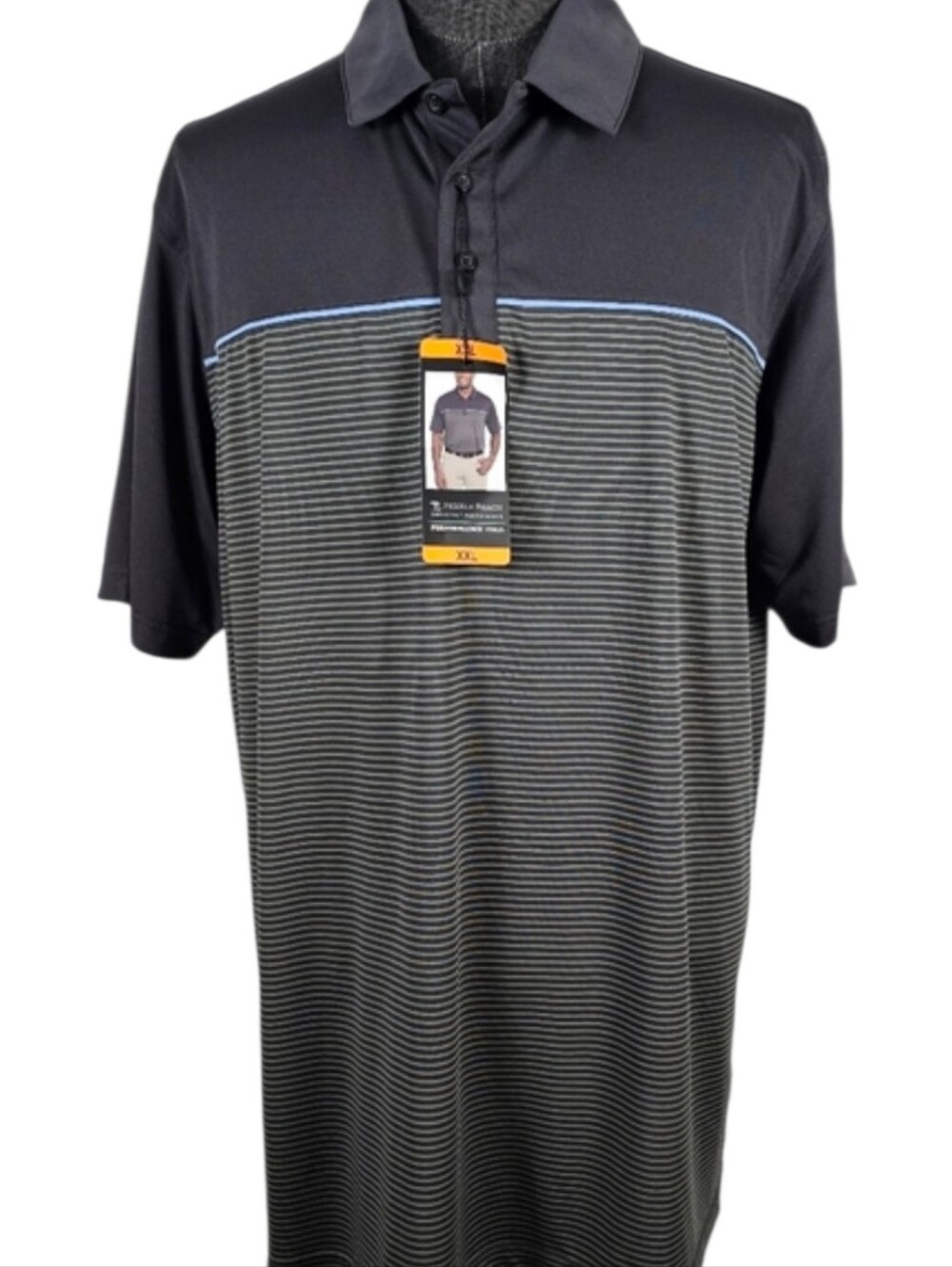 Pebble Beach Men's New Dry-Luxe Performance Polo Golf Size 2XL